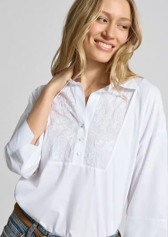 Marc Cain Blouseshirt met 3 4-mouw