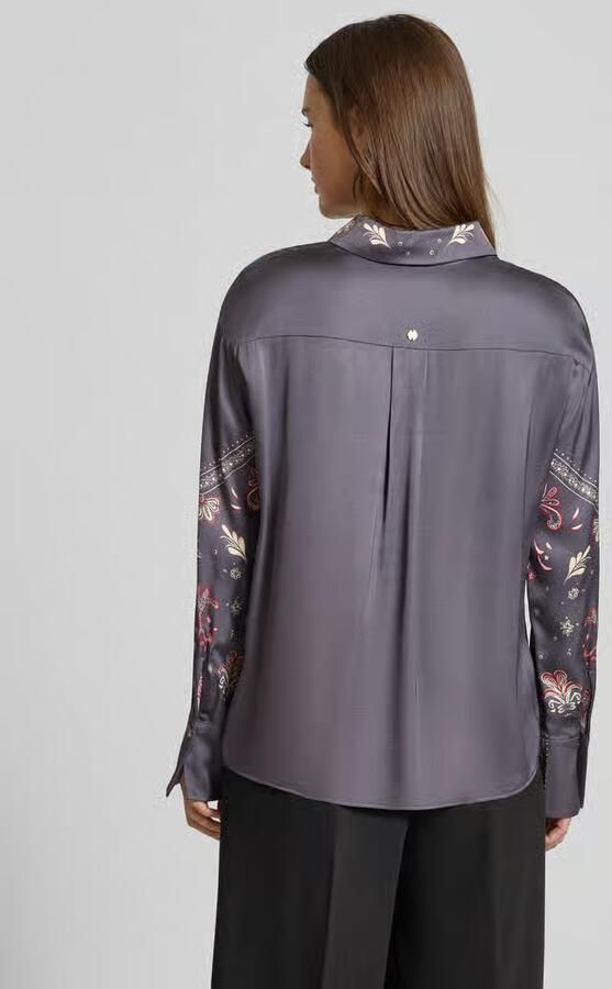 Marc Cain Blouseshirt met korte knoopsluiting