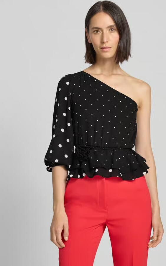 Marc Cain Blouseshirt met one shoulder-band - Foto 2