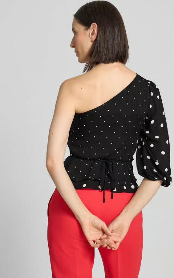Marc Cain Blouseshirt met one shoulder-band