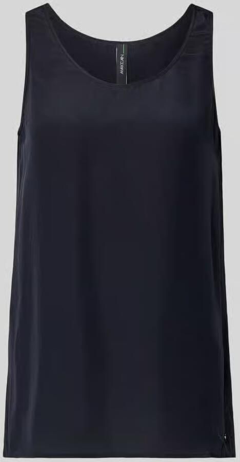 Marc Cain Blouseshirt met ronde hals en labeldetail - Foto 2