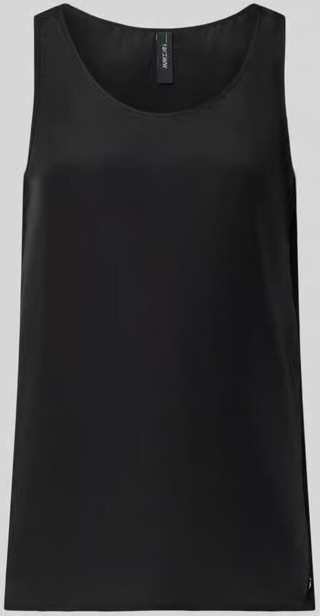 Marc Cain Blouseshirt met ronde hals en labeldetail - Foto 2