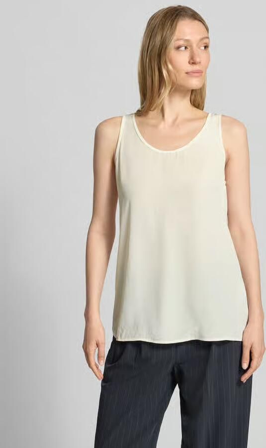 Marc Cain Blouseshirt met ronde hals en labeldetail - Foto 2