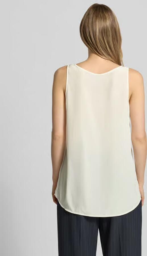 Marc Cain Blouseshirt met ronde hals en labeldetail - Foto 3