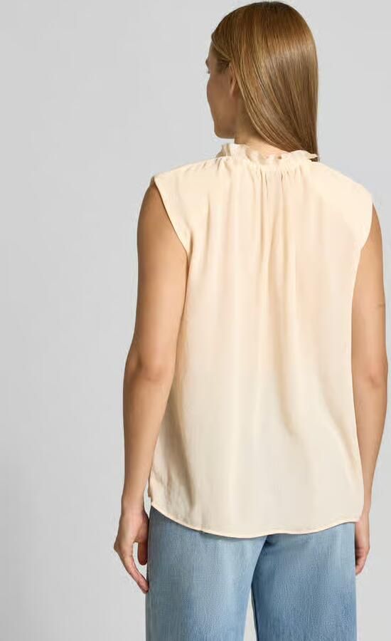 Marc Cain Blouseshirt met ruches en kapmouwen - Foto 3