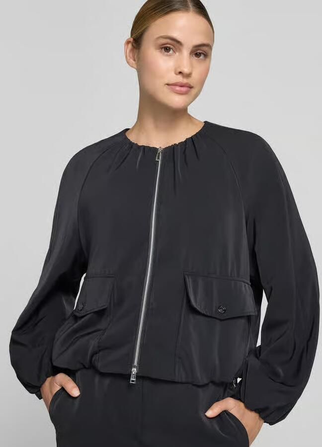 Marc Cain Blouson met tweewegritssluiting en pattetassen