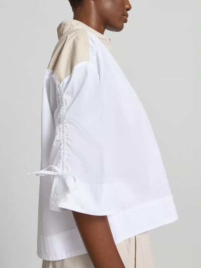 Marc Cain Boxy fit blouse met 3 4-mouw - Foto 2