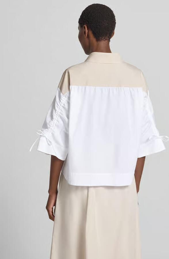 Marc Cain Boxy fit blouse met 3 4-mouw - Foto 3