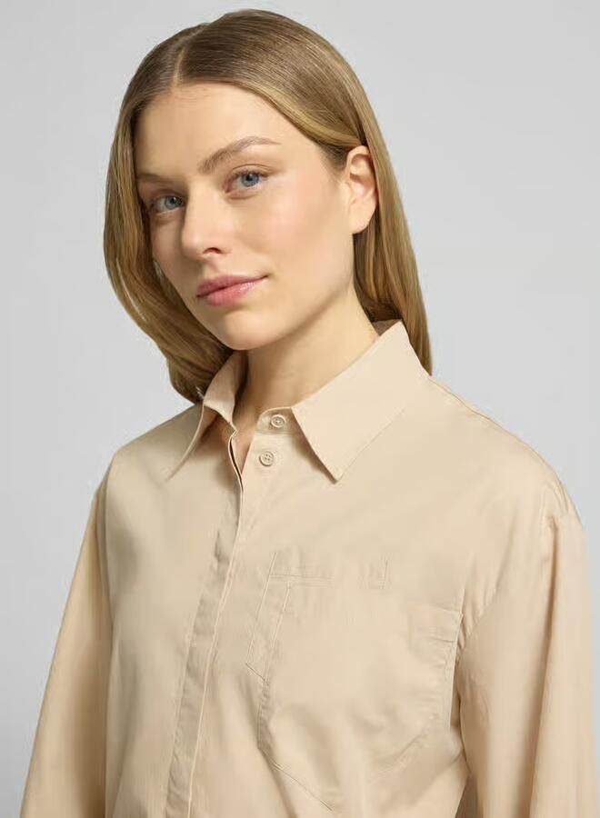 Marc Cain Boxy fit blouse met borstzakken
