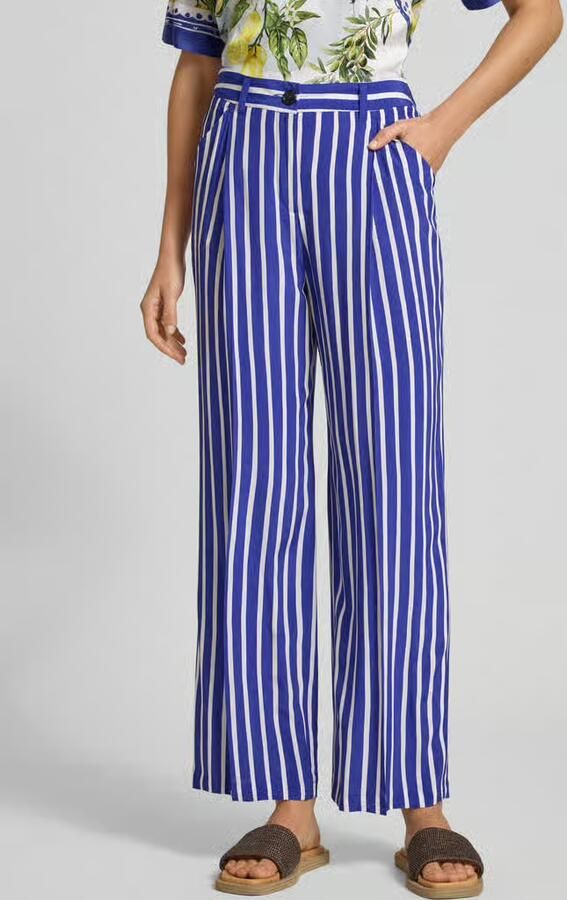 Marc Cain Broek van viscose in allover-look - Foto 3