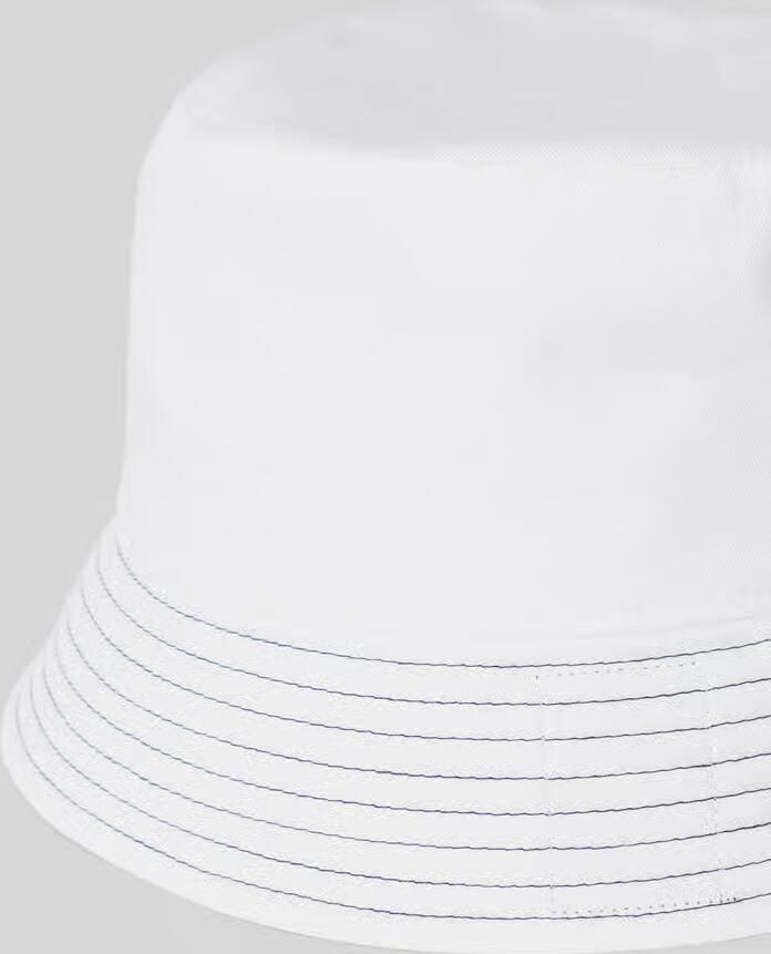 Marc Cain Bucket hat met smalle rand en siernaad - Foto 2