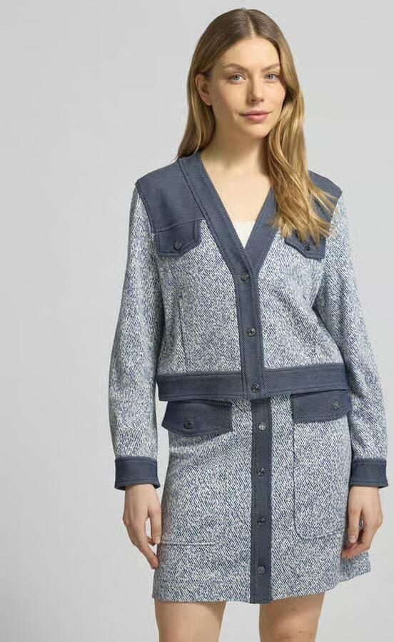 Marc Cain Cardigan van Viscosemix met V-hals - Foto 2
