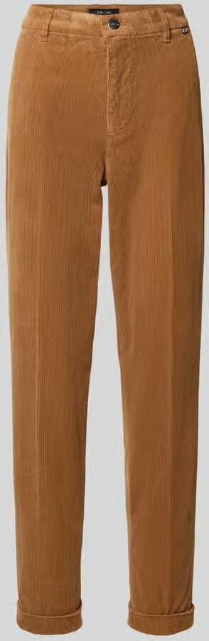 Marc Cain Corduroy broek met omgeslagen zoom