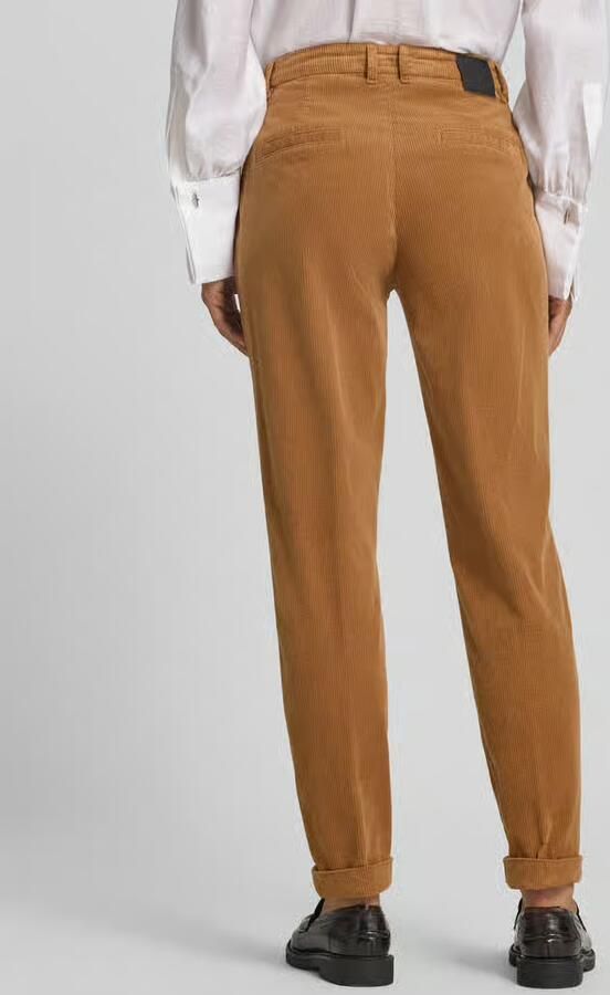 Marc Cain Corduroy broek met omgeslagen zoom - Foto 3