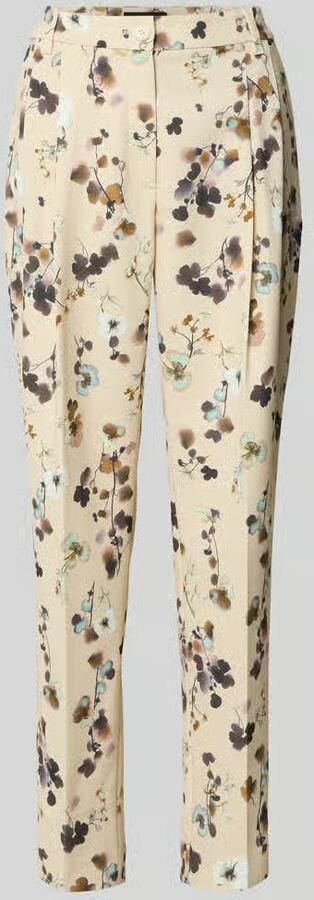 Marc Cain Feminine fit broek in all-over look