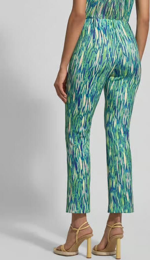 Marc Cain Feminine fit broek in all-over look