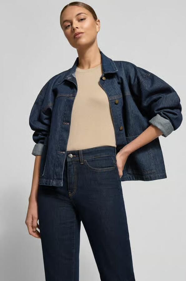 Marc Cain Feminine fit jeans in verkorte pasvorm
