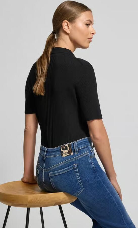 Marc Cain Feminine fit jeans in verkorte pasvorm - Foto 2