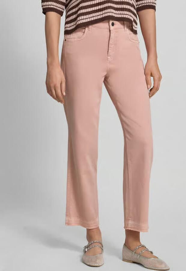 Marc Cain Feminine fit jeans met franjes en steekzakken - Foto 2