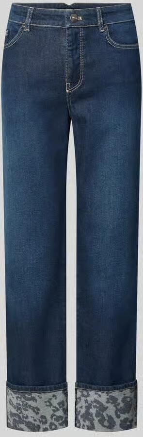 Marc Cain feminine fit jeans met omslag en steekzakken - Foto 2