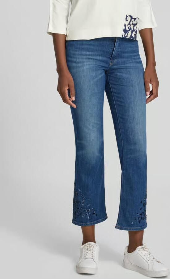 Marc Cain feminine fit jeans met pailletten - Foto 2