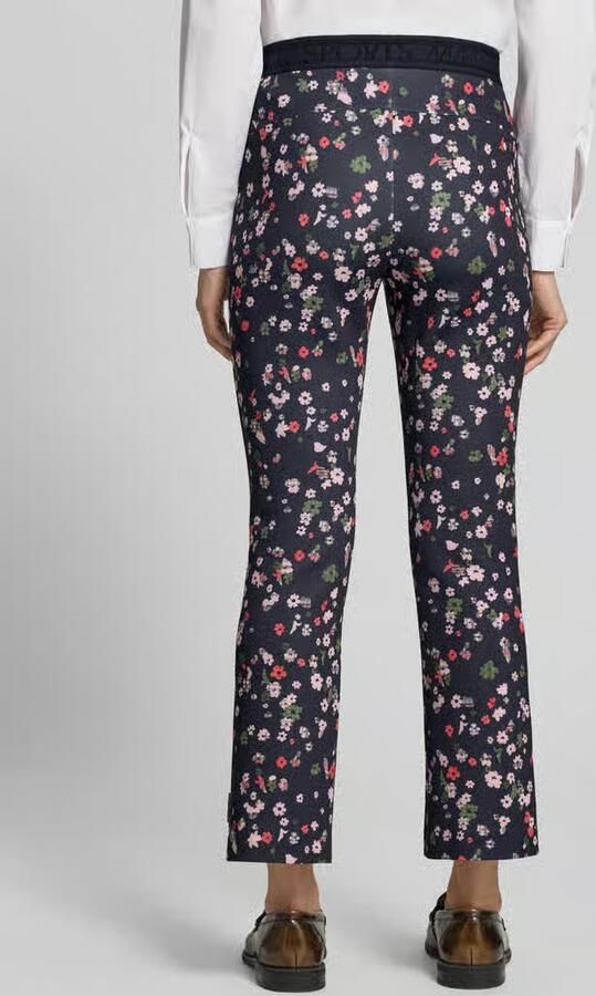 Marc Cain flared fit legging in verkorte pasvorm