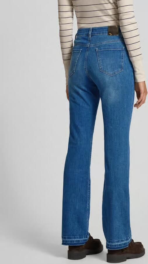 Marc Cain Flared jeans met 5-pocketmodel model 'FARO'