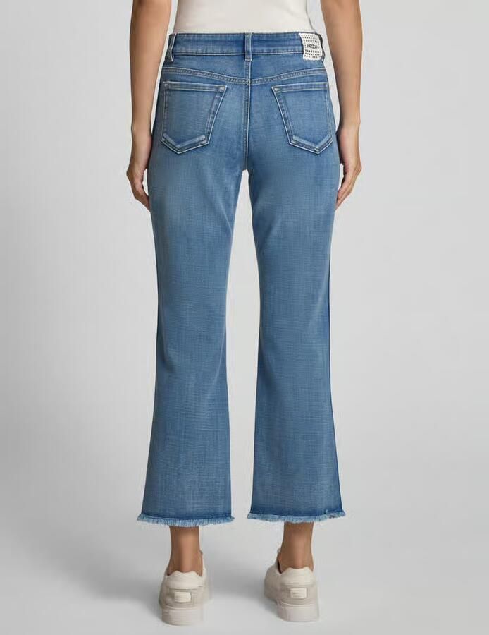 Marc Cain Flared jeans met 5-pocketmodel model 'FORLI'