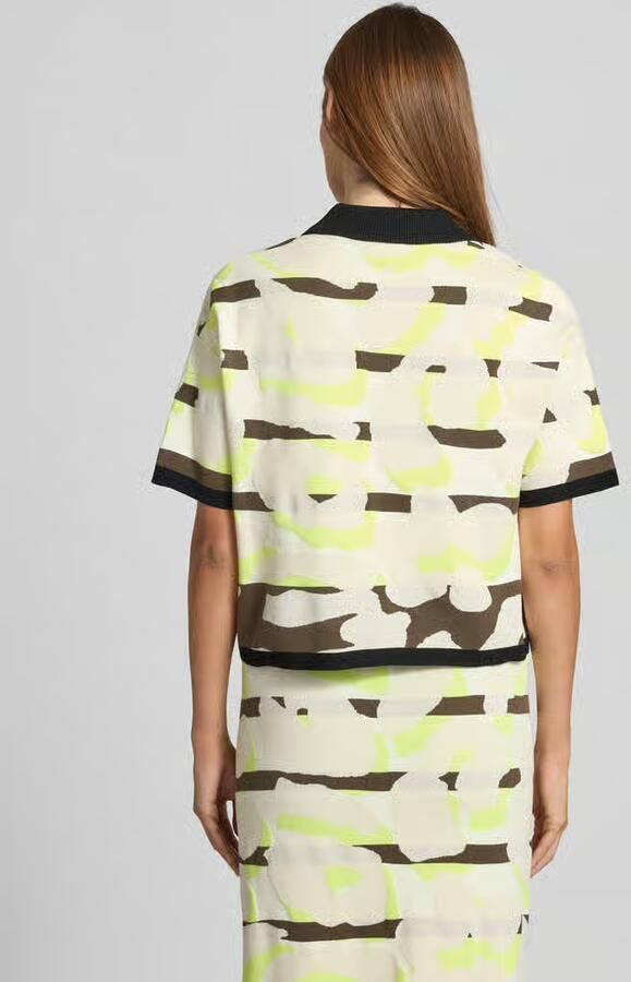 Marc Cain Gebreid shirt met platte kraag