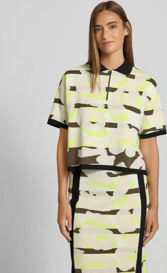 Marc Cain Gebreid shirt met platte kraag - Foto 2
