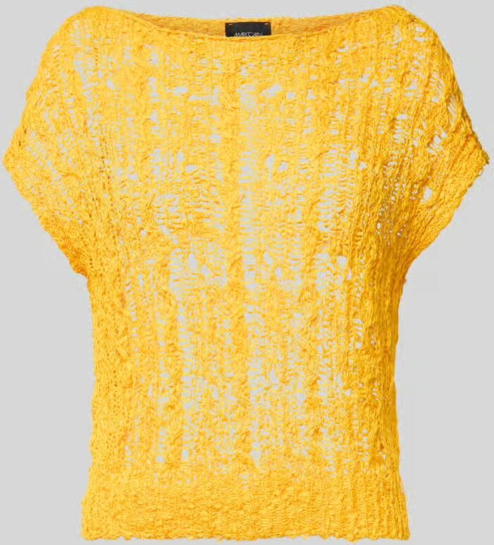Marc Cain gebreid shirt met ronde hals - Foto 2