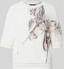 Marc Cain gebreid shirt met ronde hals