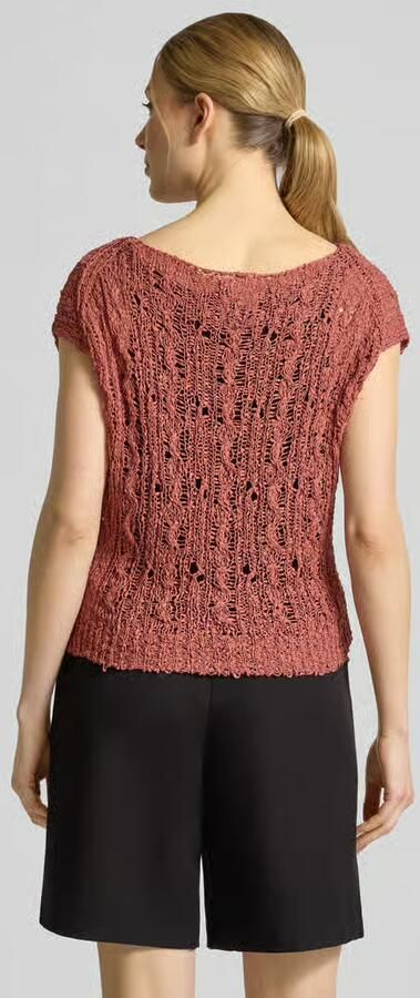 Marc Cain gebreid shirt met ronde hals