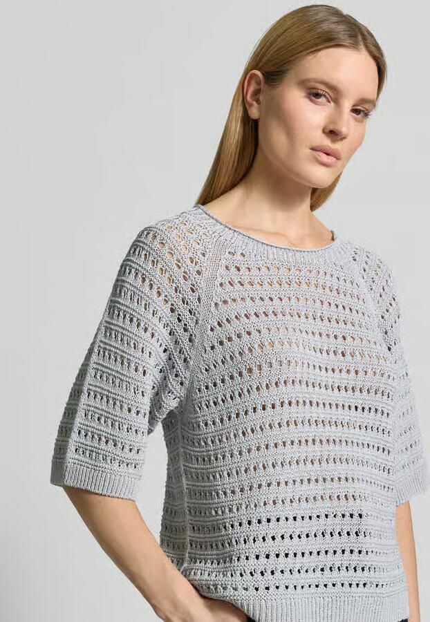 Marc Cain Gebreide pullover met 1 2-mouwen