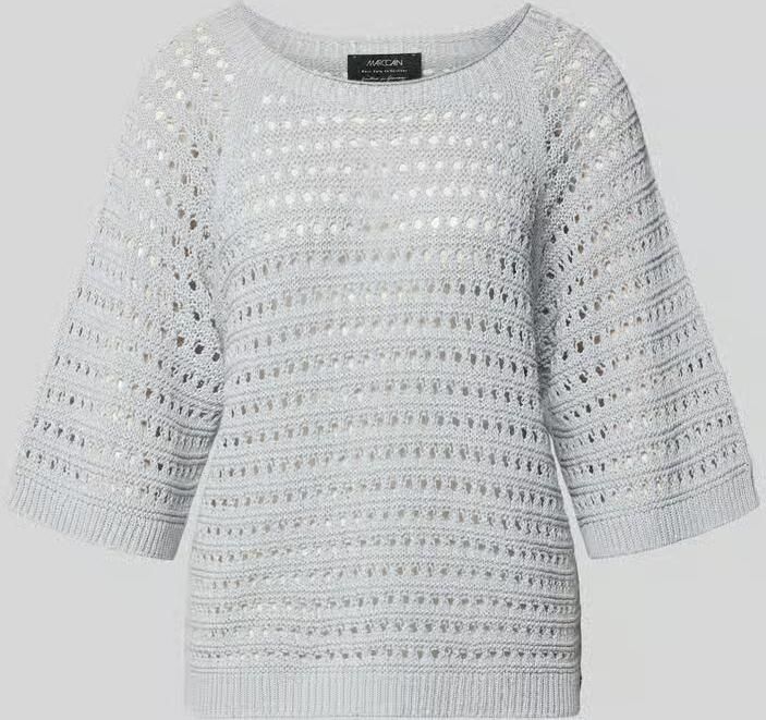 Marc Cain Gebreide pullover met 1 2-mouwen - Foto 2