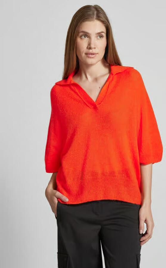 Marc Cain Gebreide pullover met 1 2-mouwen - Foto 2