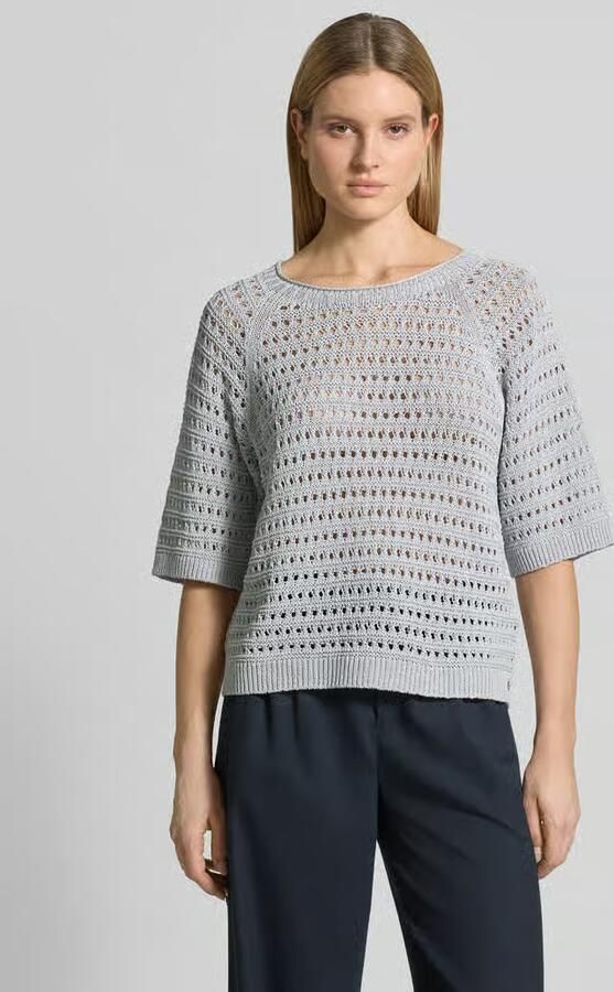 Marc Cain Gebreide pullover met 1 2-mouwen - Foto 2