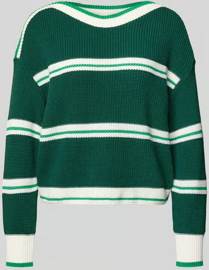 Marc Cain Gebreide pullover met boothals