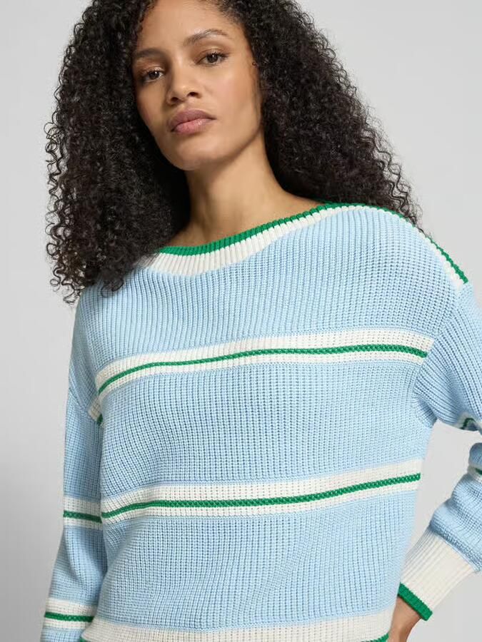 Marc Cain Gebreide pullover met boothals