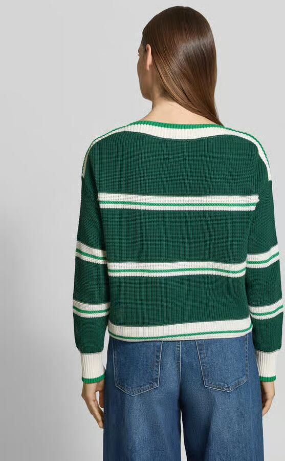 Marc Cain Gebreide pullover met boothals