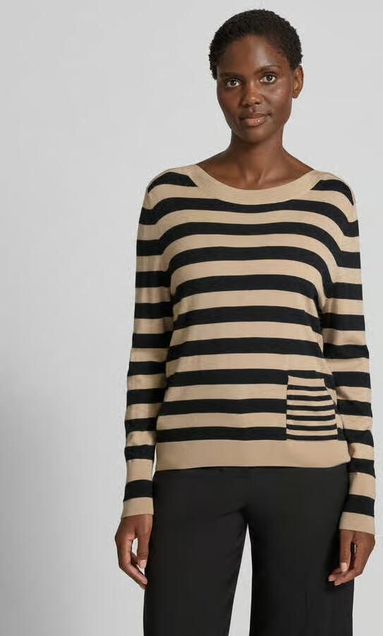 Marc Cain Gebreide pullover met kasjmier - Foto 2