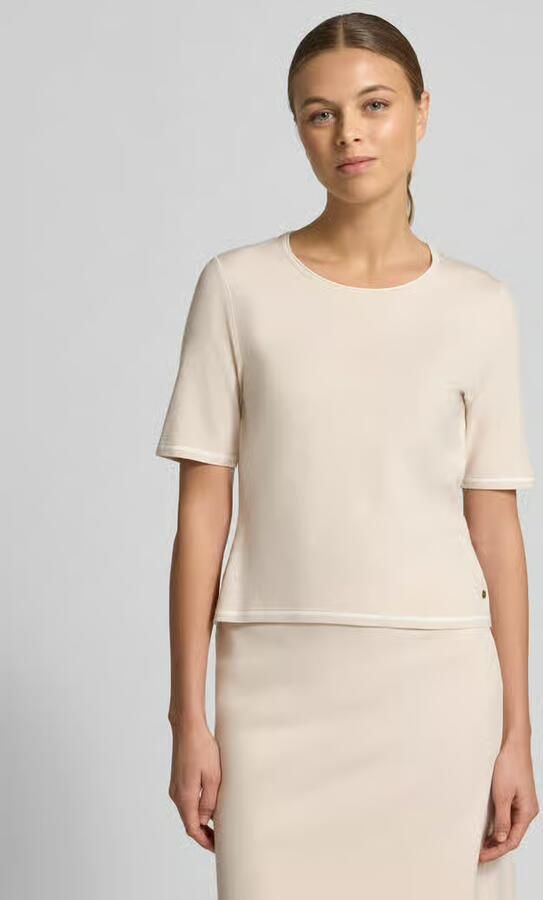 Marc Cain Gebreide pullover met ronde hals - Foto 3