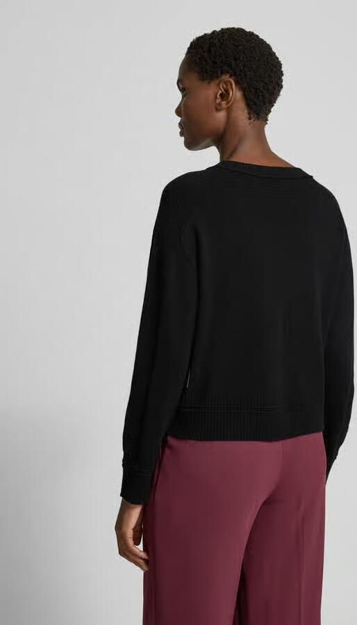 Marc Cain Gebreide pullover van een mix van scheerwol en kasjmier