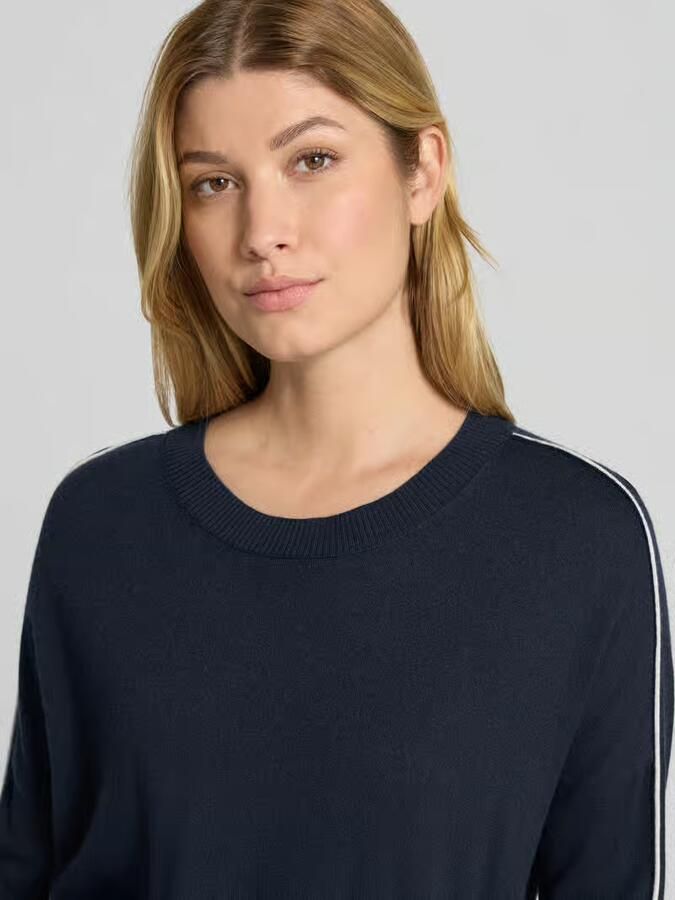 Marc Cain Gebreide pullover van wolmix met ronde hals - Foto 2