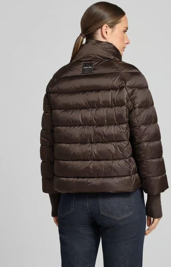 Marc Cain Gewatteerd jack met opstaande kraag en labeldetail - Foto 3