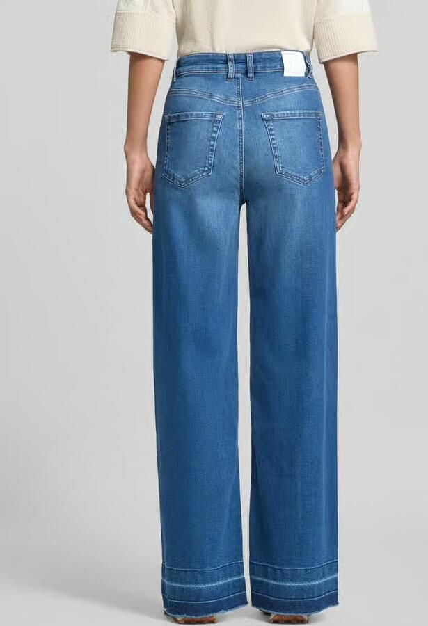 Marc Cain High waist bootcut jeans met brede zoom - Foto 2