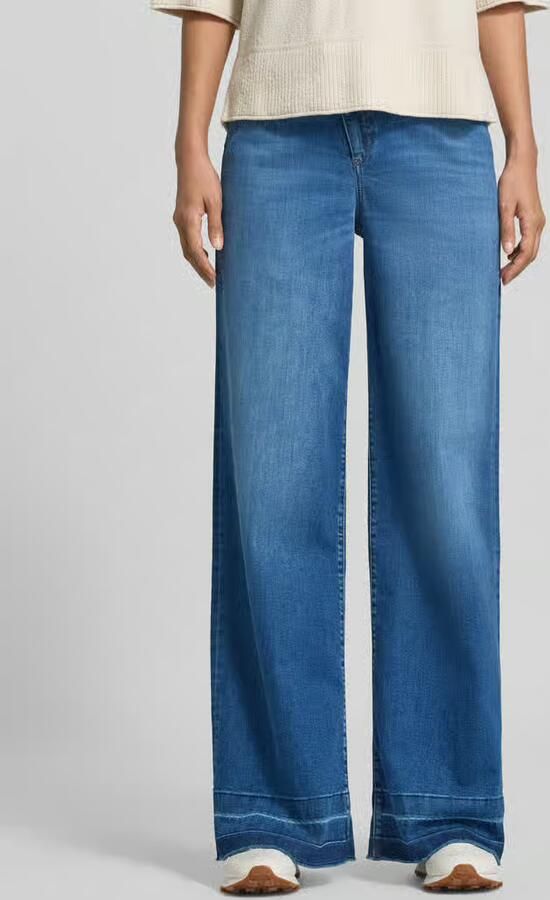 Marc Cain High waist bootcut jeans met brede zoom - Foto 3