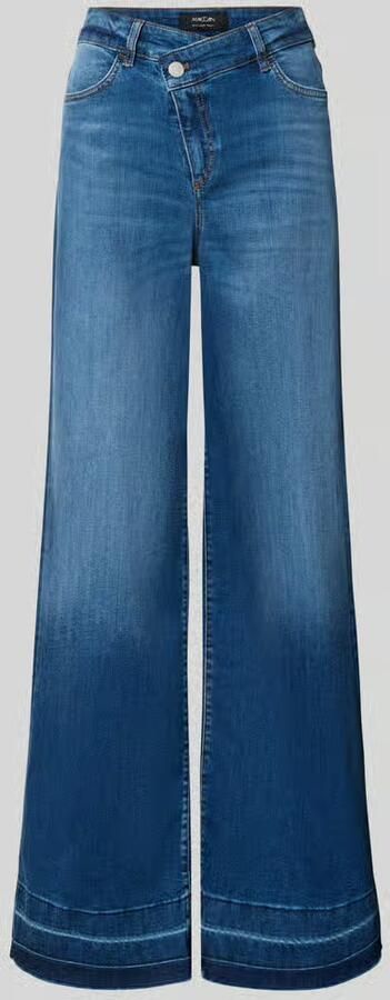 Marc Cain High waist bootcut jeans met brede zoom - Foto 3
