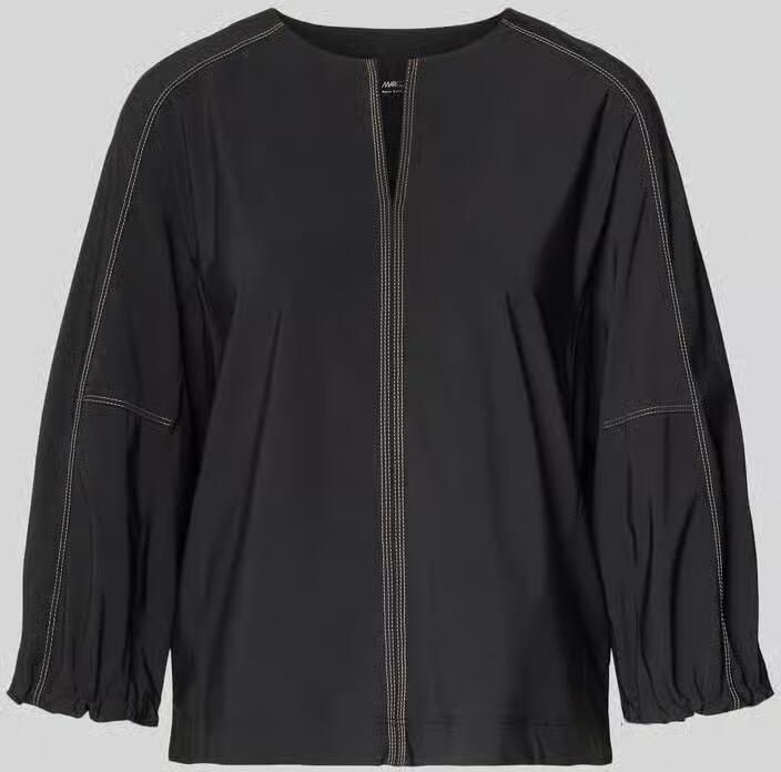 Marc Cain Hoodie met labelprint
