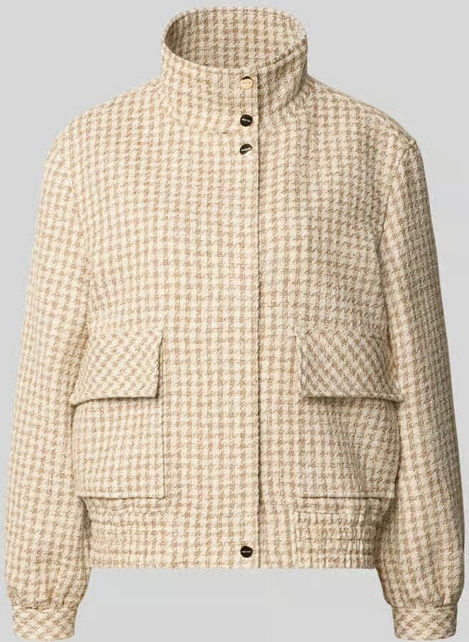 Marc Cain Jack in all-over look met klepzakken